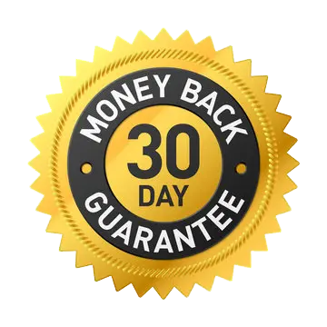 30 day money back guarantee badge
